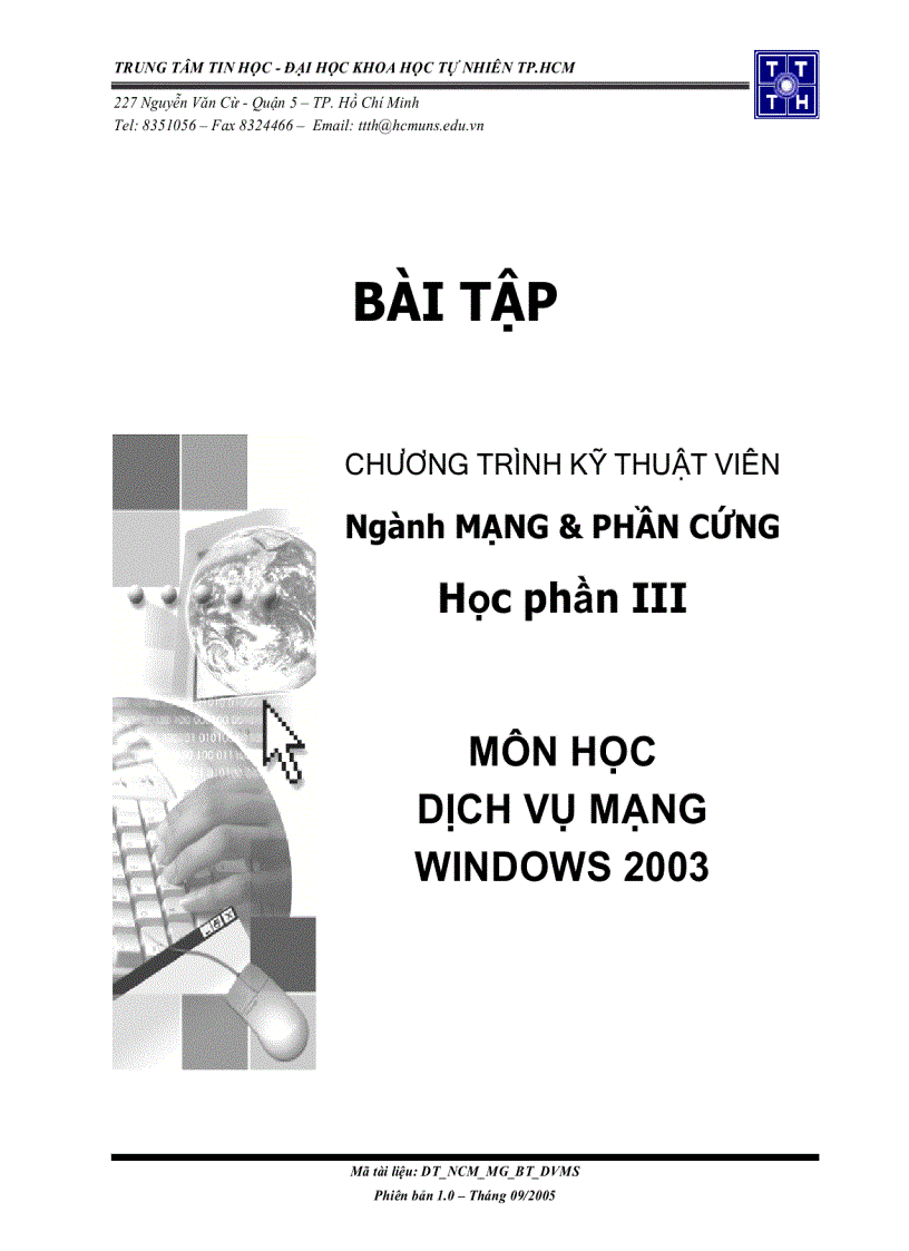 Dịch vụ mạng windows 2003