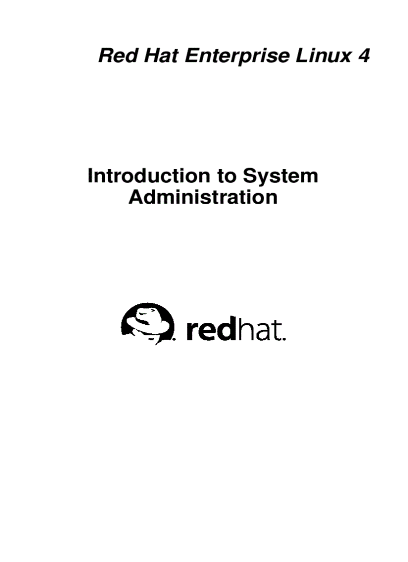 Introduction to System Administration