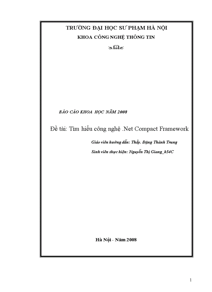 Công nghệ Net Compact Framework