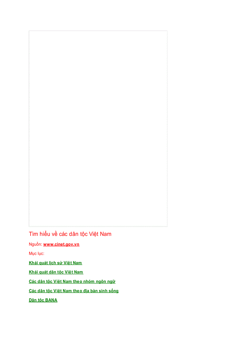 Tìm hiểu về các dân tộc Việt Nam