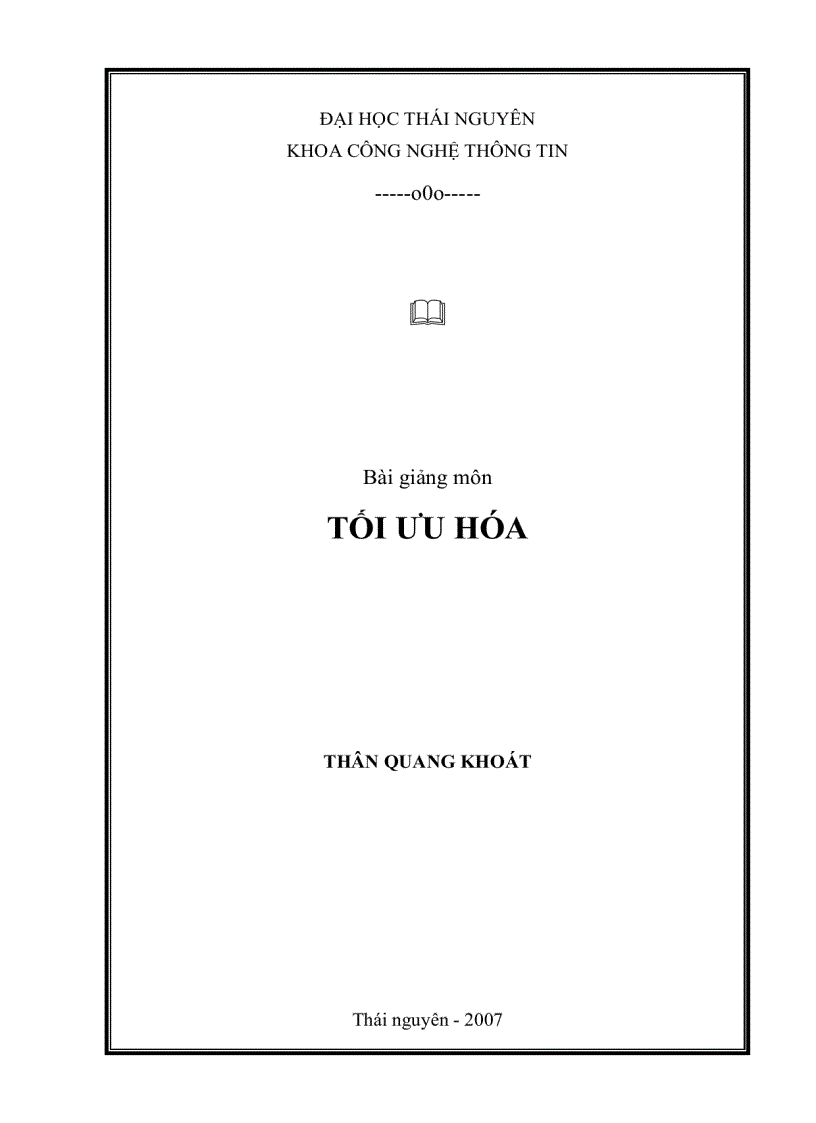 Tối ưu hóa