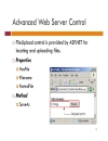 Session 4 More Web Server Controls