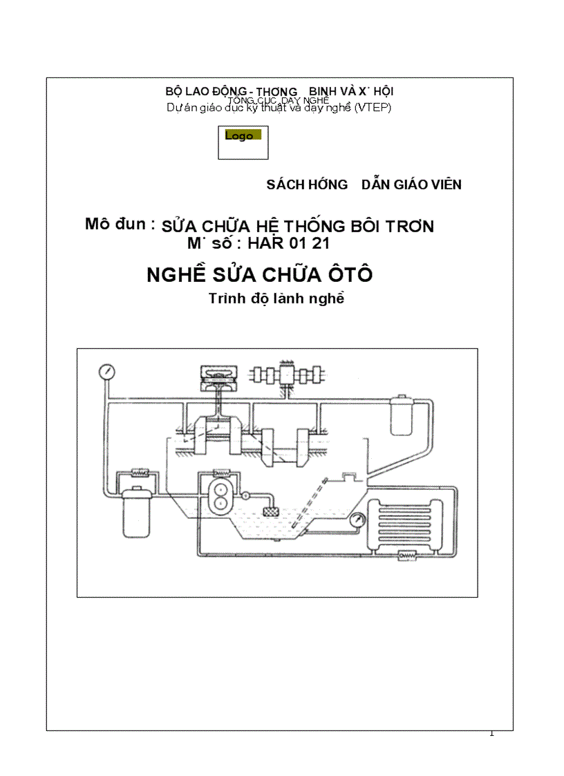 Tài liệu sửa chữa hệ thống bôi trơn