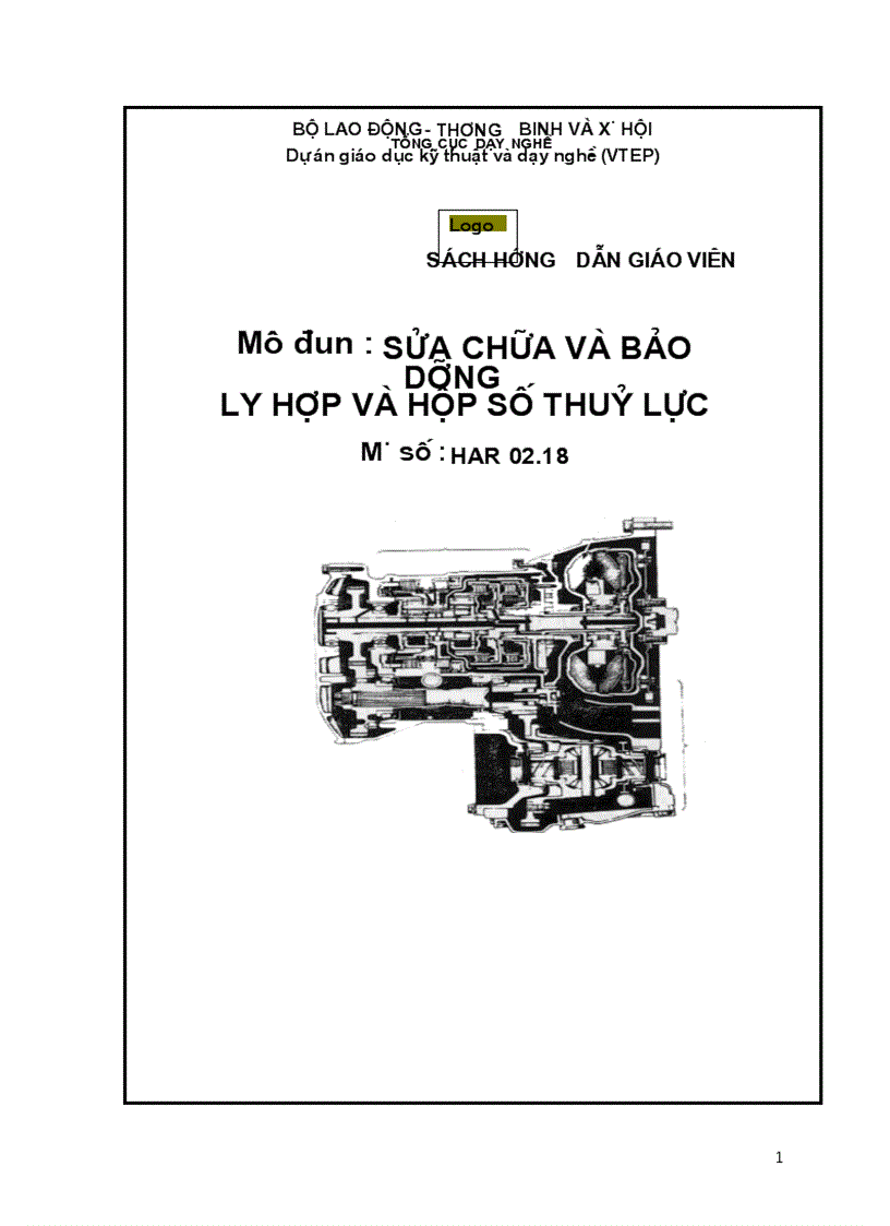Tài liêu sửa chữa và bảo dưỡng ly hợp và hộp số thuỷ lực 1