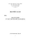 Tiểu luận qlnn về đô thị vấn đề nhà ở xã hội từ chủ trương đến hành động