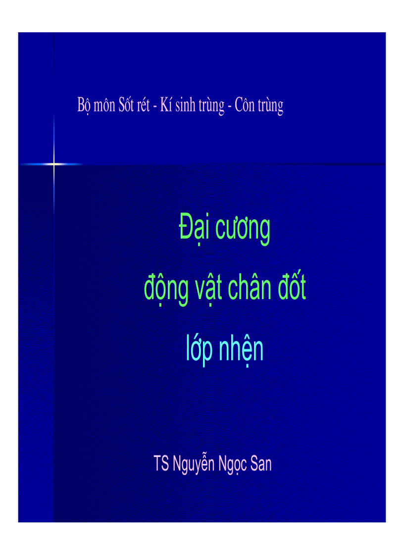 Đại cương chân đốt