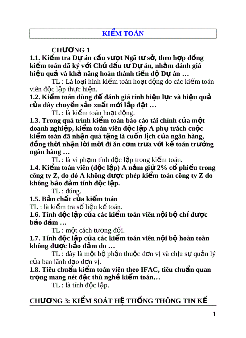 Kiểm toán 1