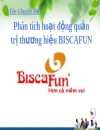 Phân tích hoạt động quản trị thương hiệu BISCAFUN