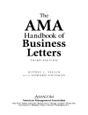 The AMA handbook of business letter