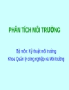 Phân tích môi trường