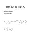 Các mạch rlc đơn giản dưới tác động ac và dc