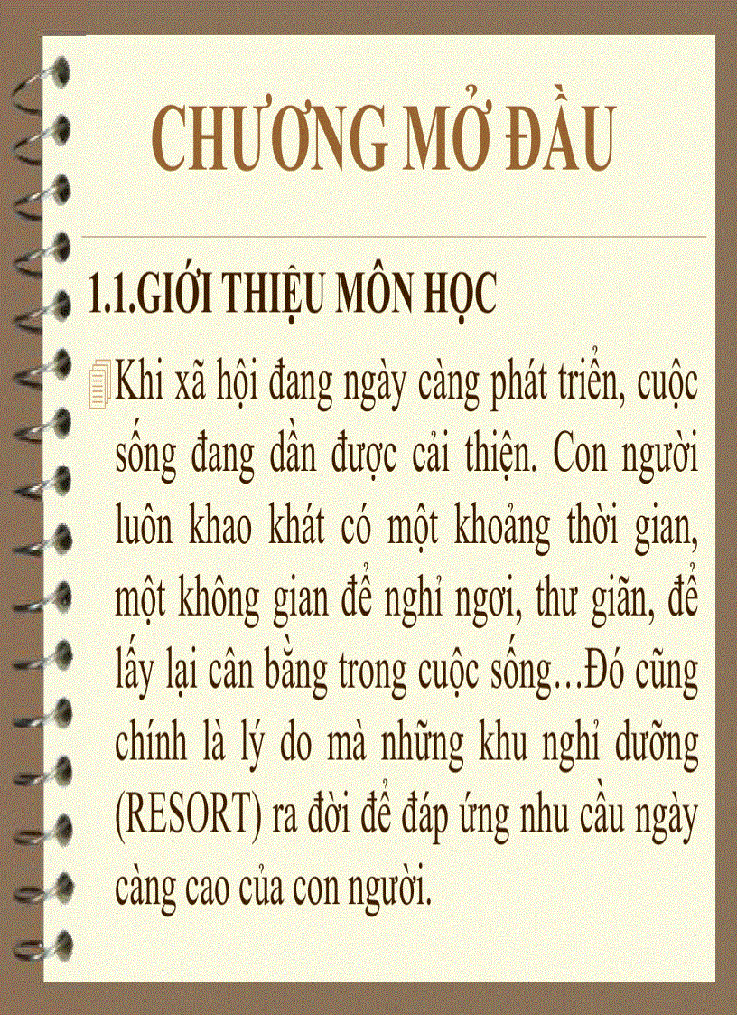 Bài giảng quản trị du lịch