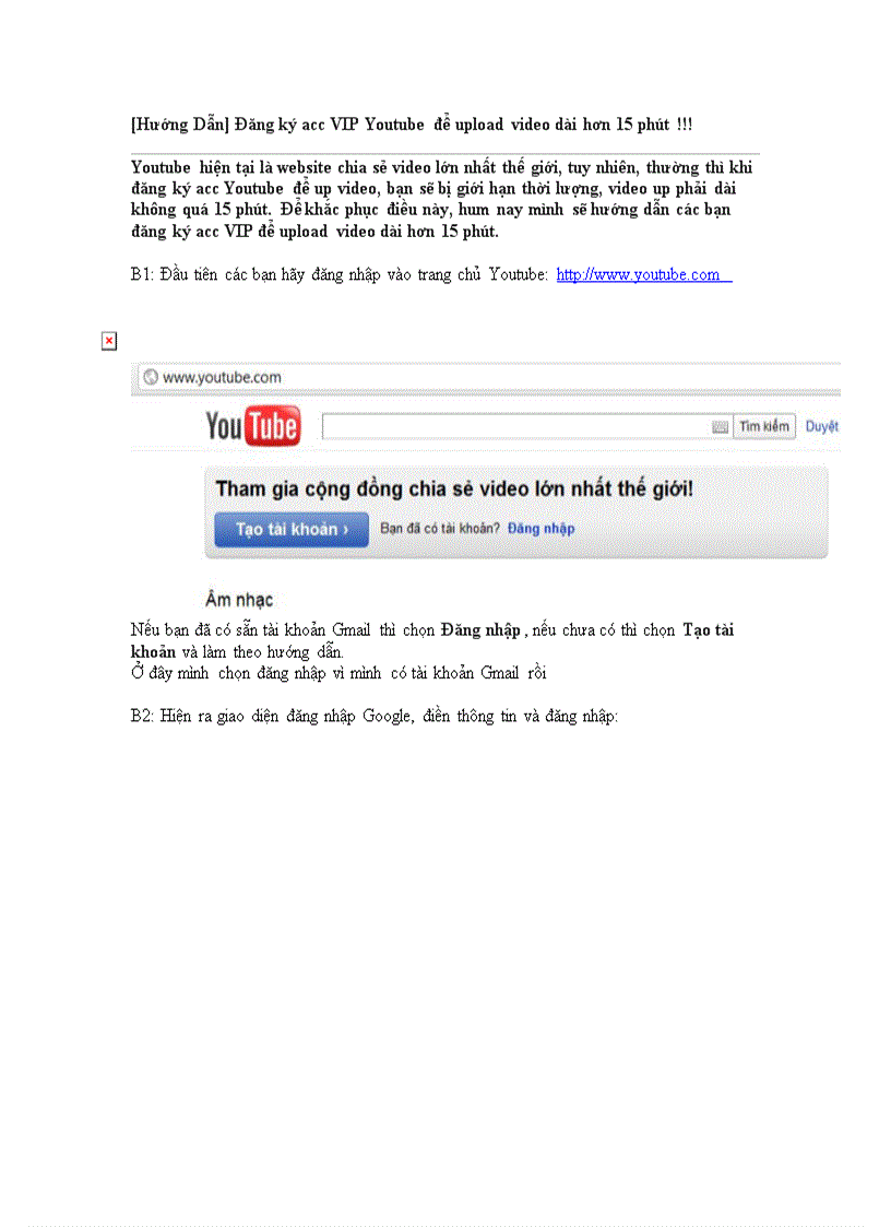 Hướng Dẫn Đăng ký acc VIP Youtube để upload video dài hơn 15 phút