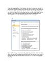 Cải thiện tốc độ cho Microsoft Word 2007 trở lên