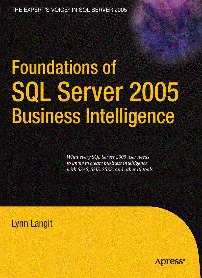 Foundations of SQL Server 2005 Business Intelligence