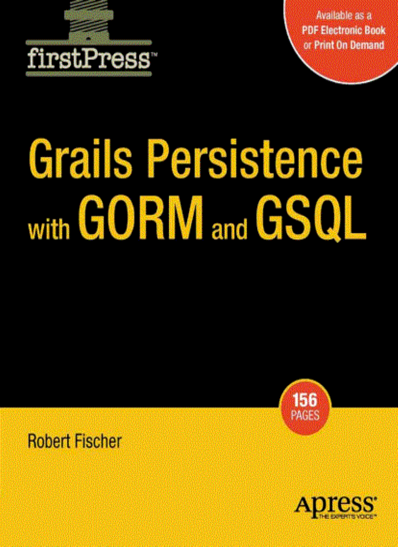 Grails Persistence with GORM and GSQL