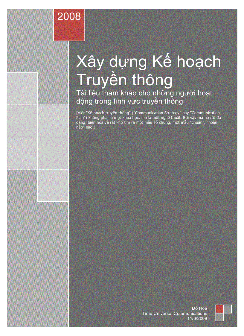 Xây dựng kế hoạch thành công