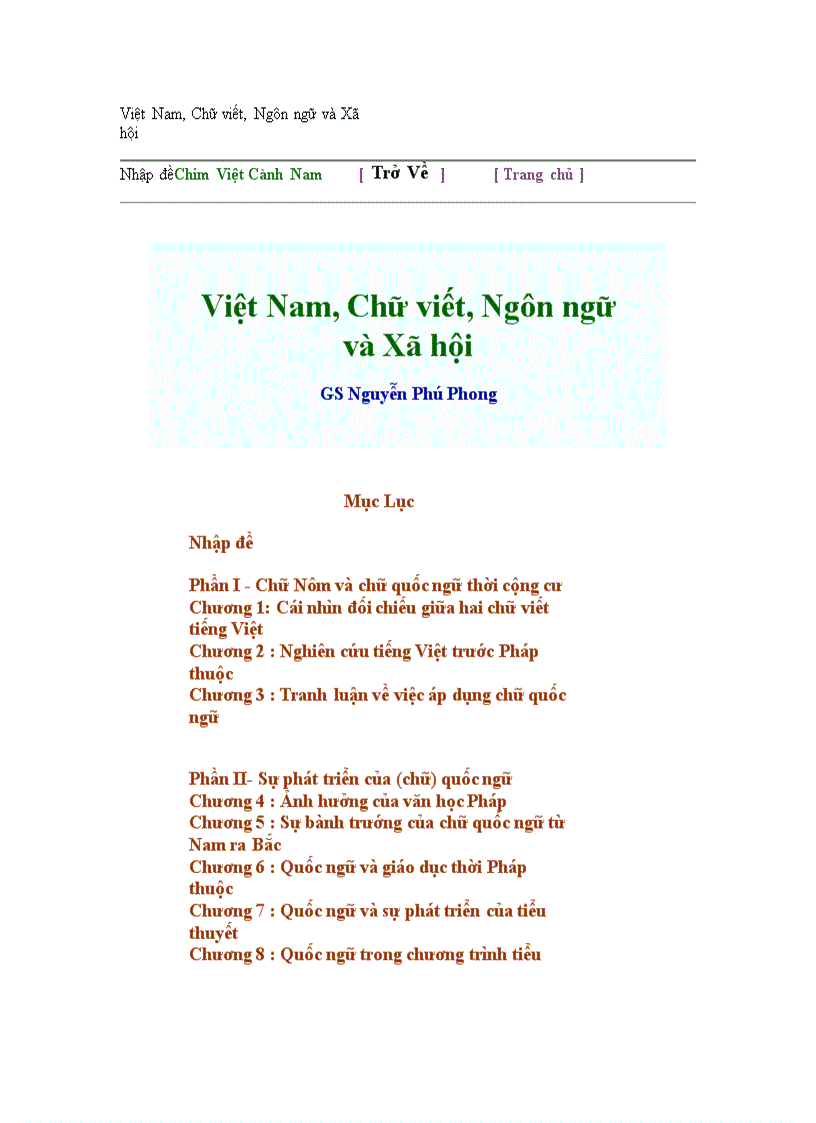 Việt Nam Chữ viết Ngôn ngữ và Xã hội