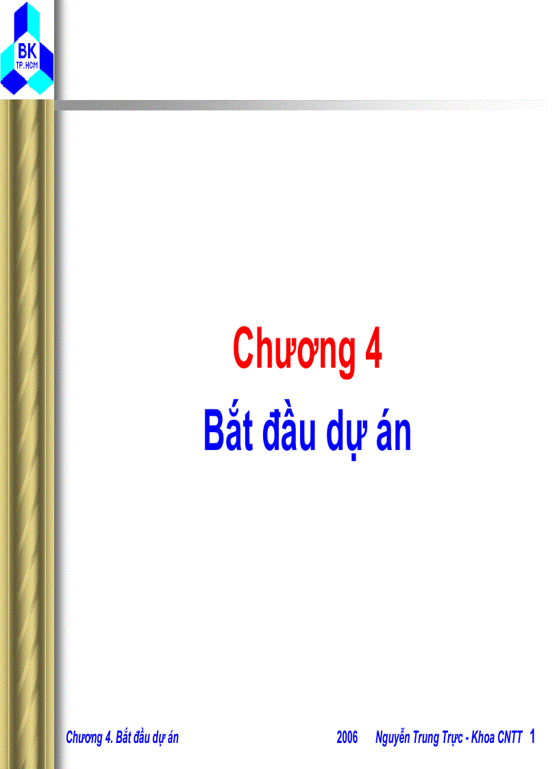 Bắt đầu dự án