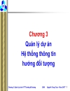 Quản lý dự án Hệ thống thông tin hướng đối tượng