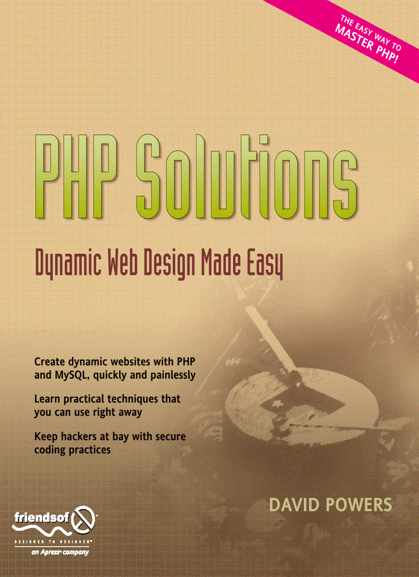 PHP Solutions Dynamic Web Design Made Easy