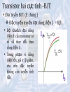 Transistor hai cực tính BJT