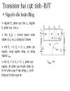 Transistor hai cực tính BJT