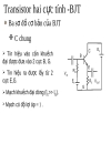 Transistor hai cực tính BJT