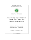 Khảo sát hiện trạng và đề xuất giải pháp quản lý rác thải tại bệnh viện bình thạnh