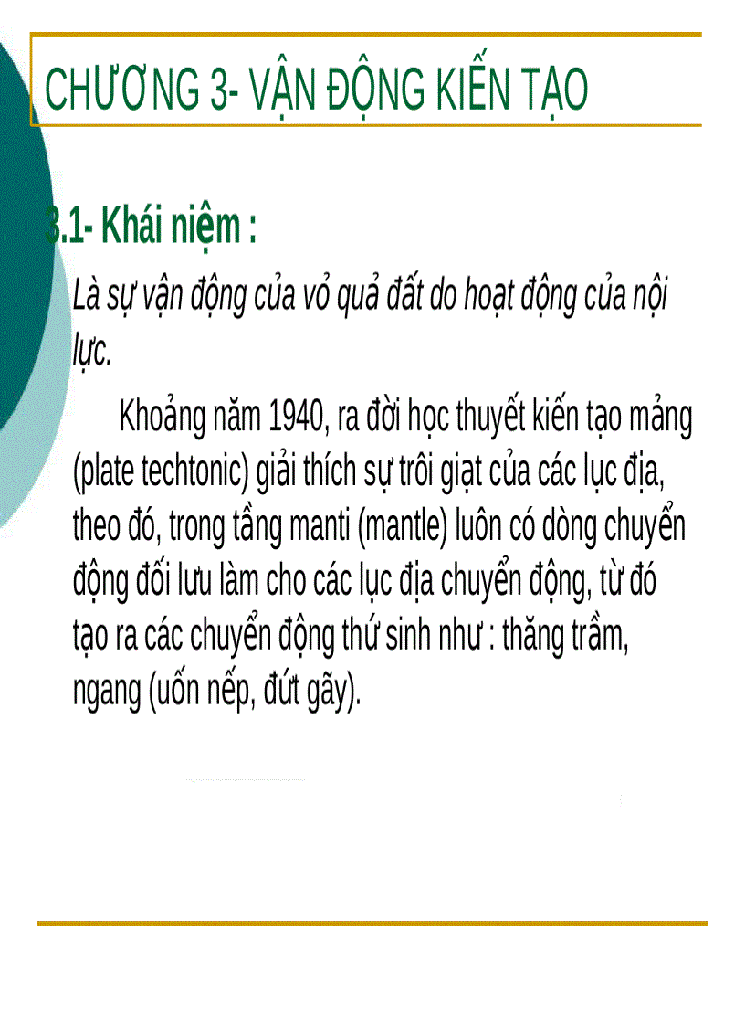 Vận động kiến tạo