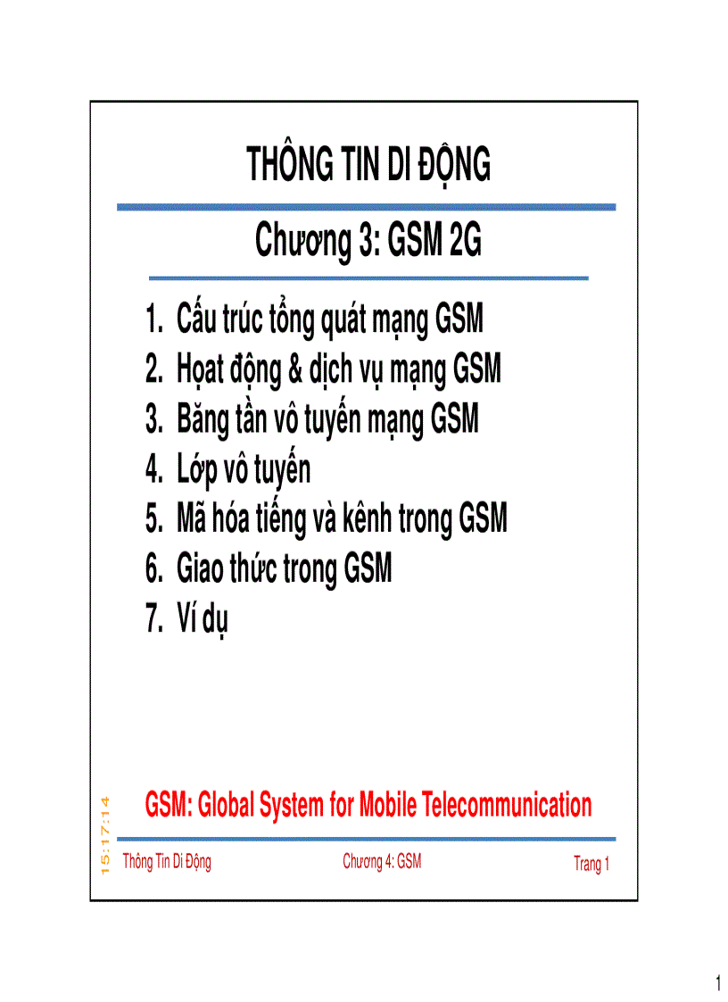 Thông tin di động GSM 2G