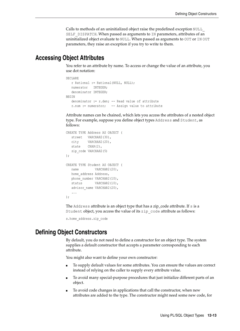 Defining Object Constructors