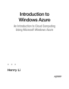 Introducing Windows Azure