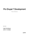 Pro Drupal 7 Development