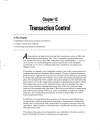 Transaction Control