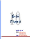 Bẫy Lỗi Triggers