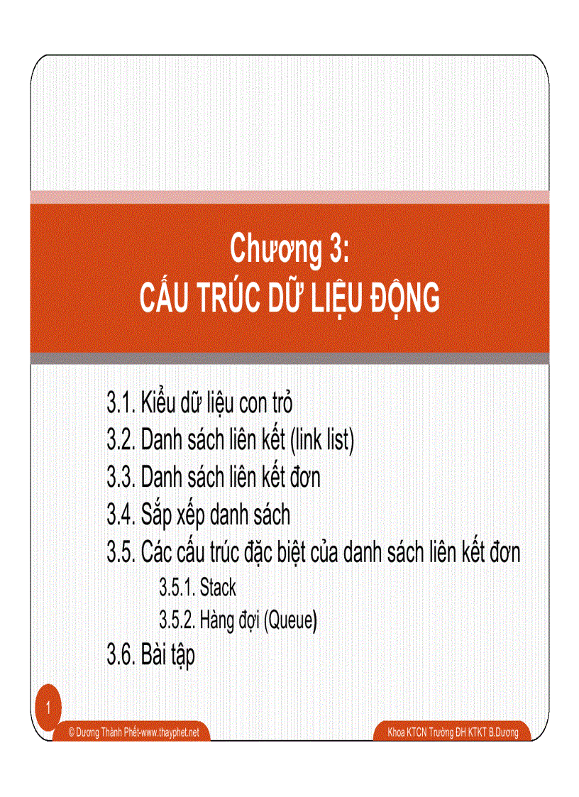 Cấu trúc dữ liệu động