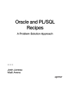 Oracle PL SQL Recipes A Problem Solution Approach