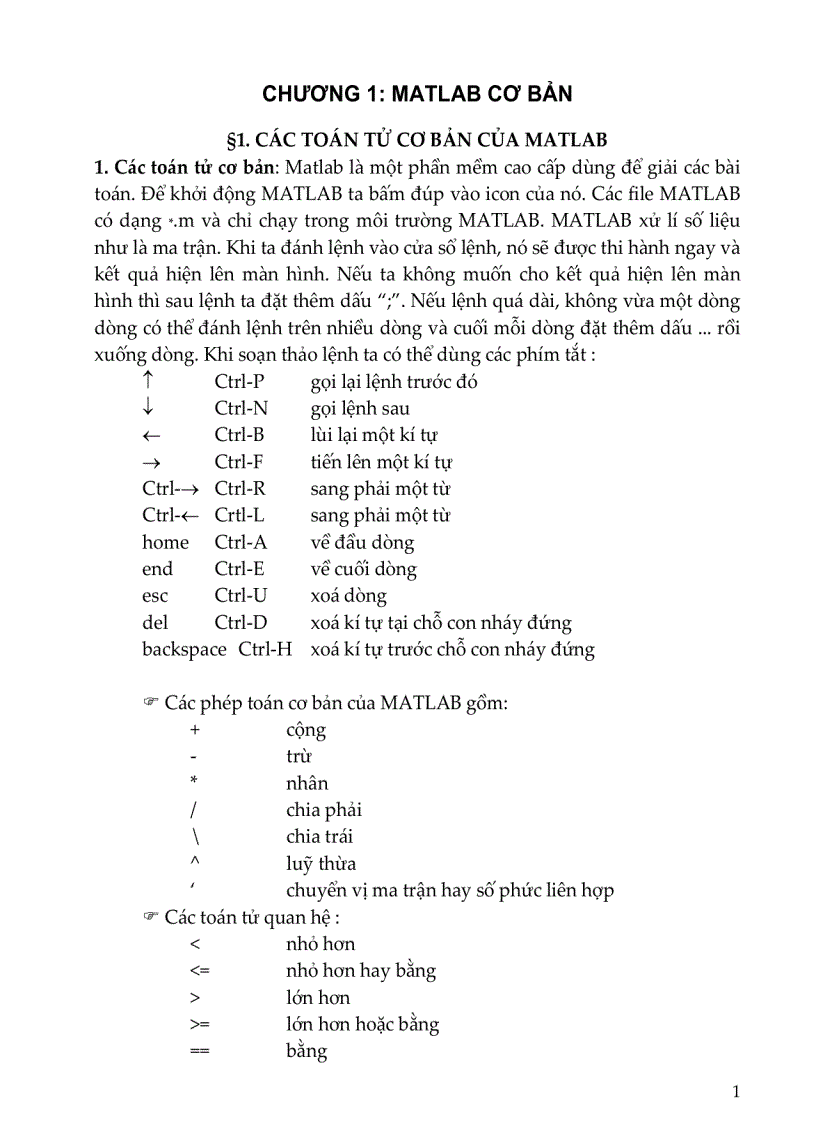 MatLab cơ bản