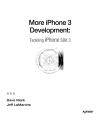 More iPhone 3 Development Tackling iPhone SDK 3