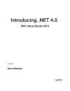 Introducing NET 4 0 With Visual Studio 2010