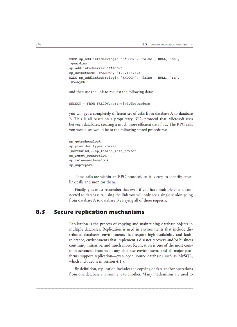 Secure replication mechanisms