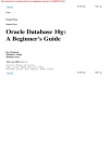 Oracle Database 10g A Beginner s Guide