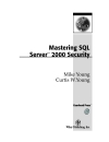 Mastering SQL Server 2000 Security