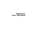 Mastering SQL Server 2000 Security