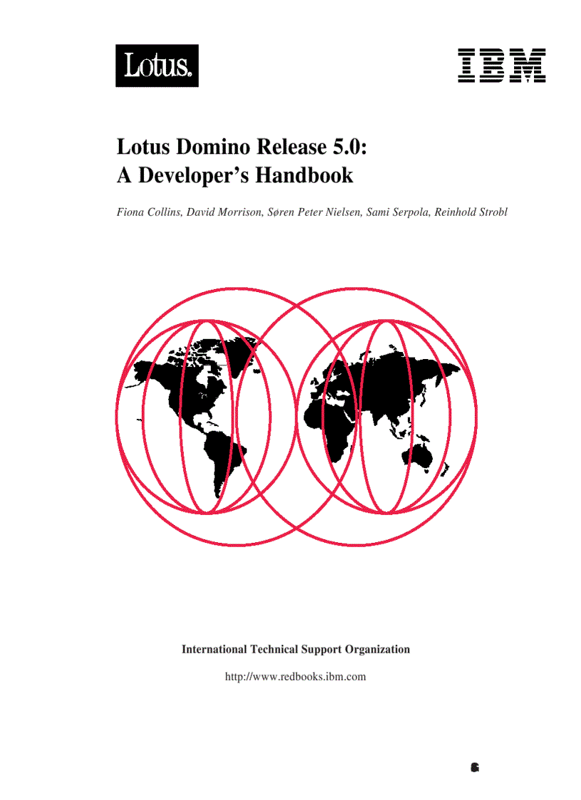 Lotus Domino Release 5 0 A Developer s Handbook