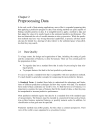 Preprocessing Data