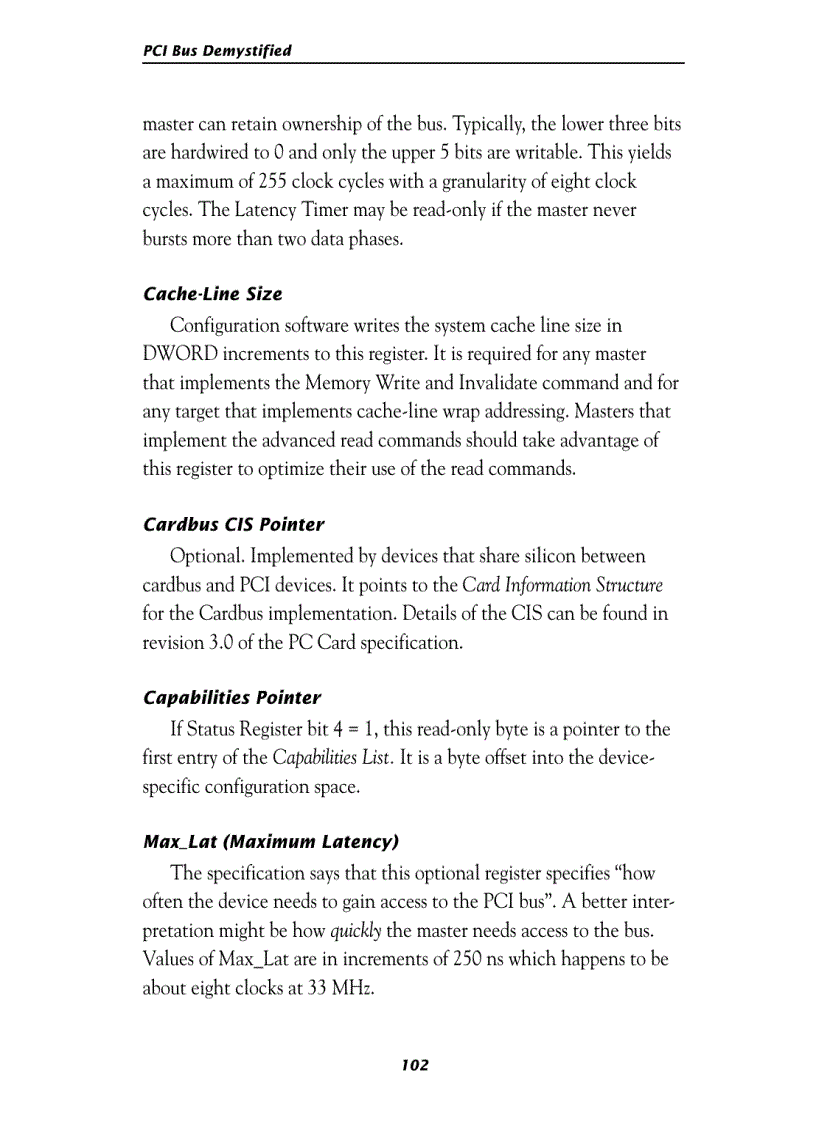 The PCI Bus demystified phần 6