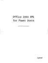 Office 2003 XML for Power Users