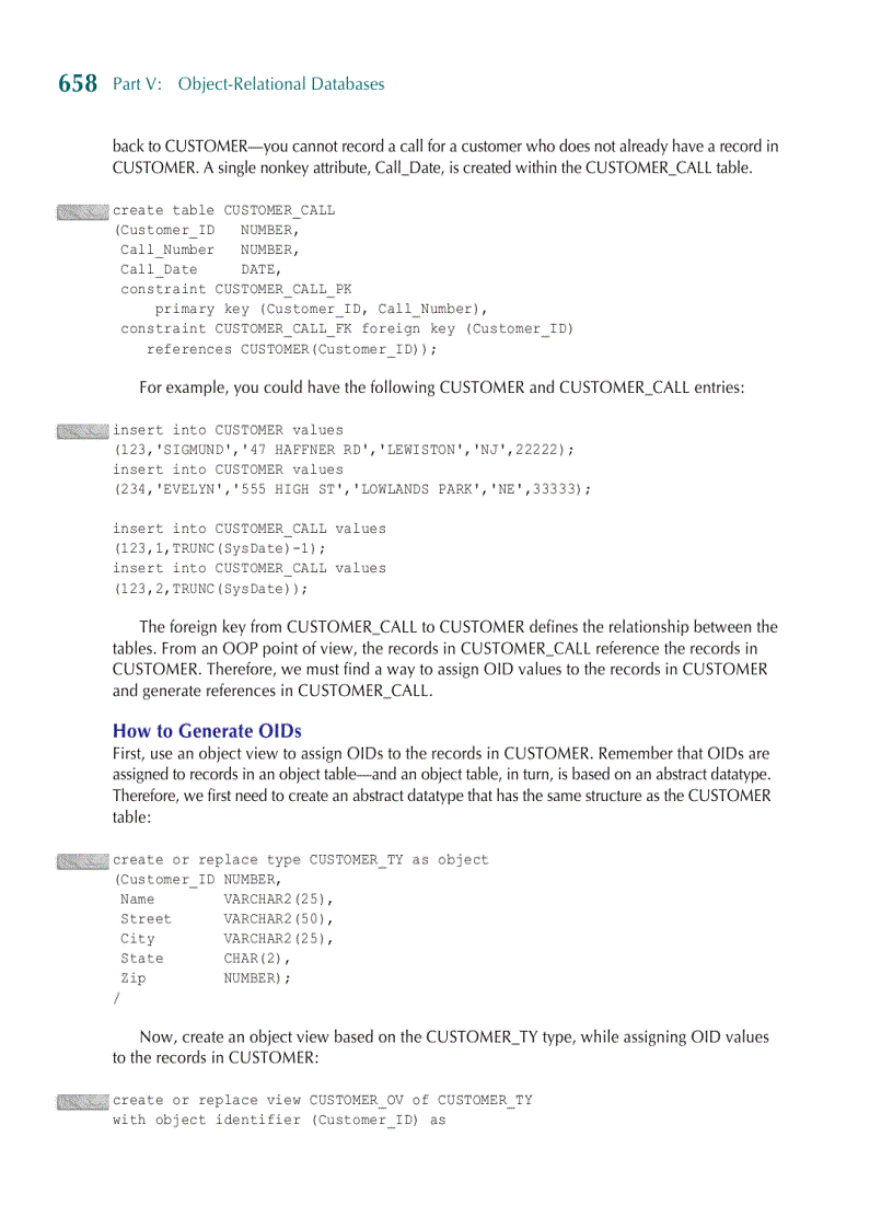 Object Relational Databases